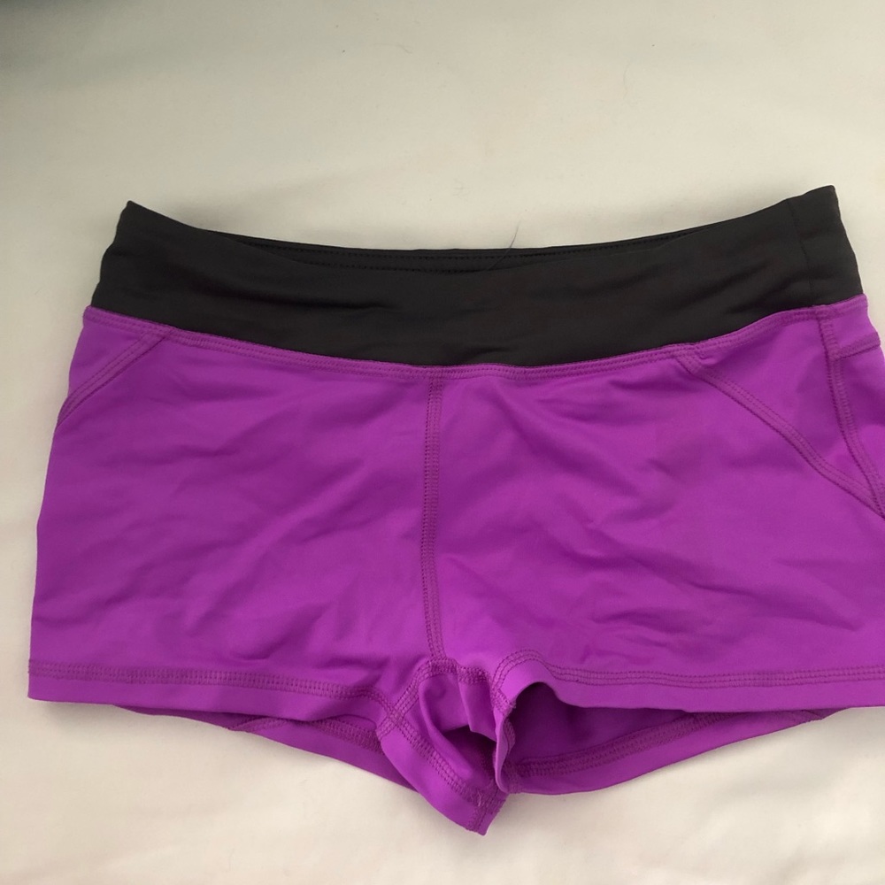 Purple speed shorts
